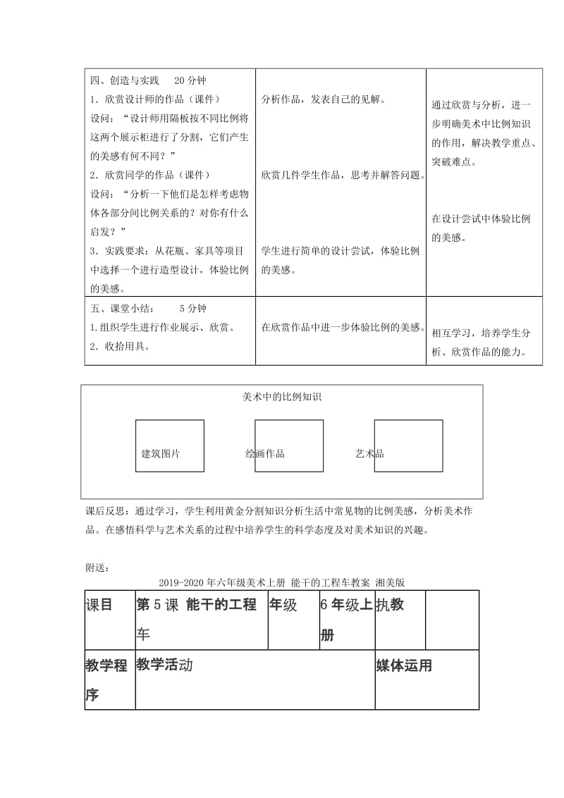 2019-2020年六年级美术上册 美术中的比例知识教案 北京版.doc_第3页