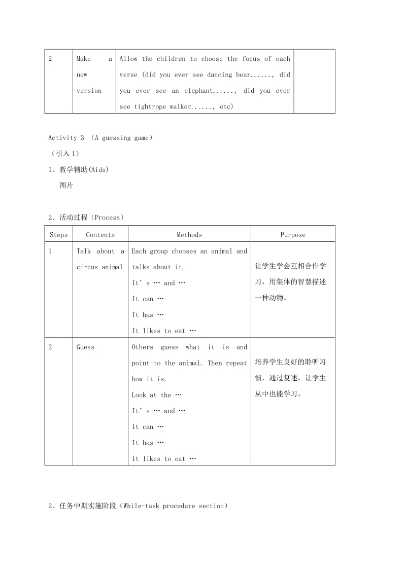 2019-2020年二年级英语下册 unit2 Lesson5教案 沪教牛津版.doc_第3页