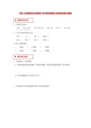 2019二年級(jí)語(yǔ)文上冊(cè)課文25《玲玲的畫(huà)》同步練習(xí)新人教版.doc