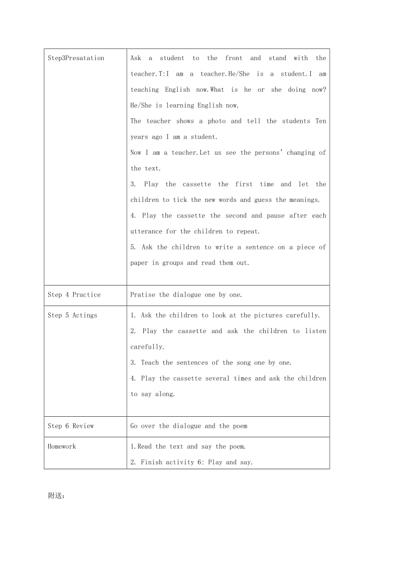 2019-2020年五年级英语下册 Module2 unit2(4)教案 外研版.doc_第2页