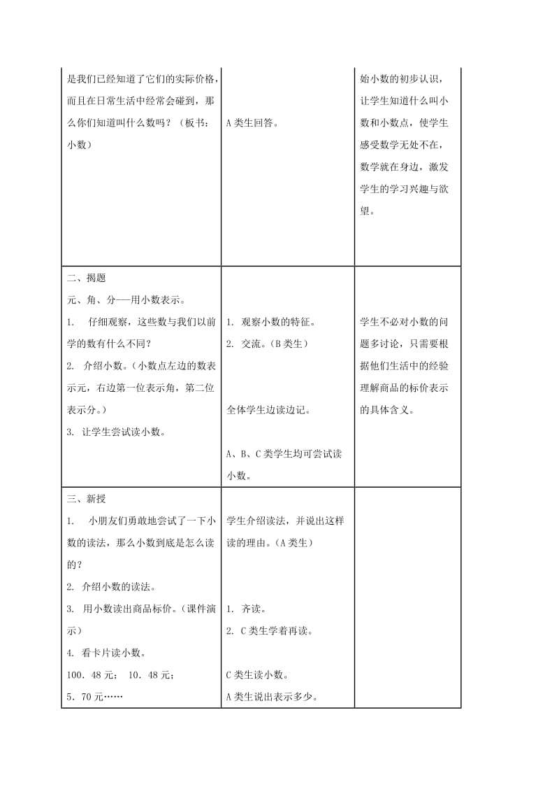 2019-2020年三年级数学上册 元、角、分――小数表示 3教案 沪教版.doc_第2页