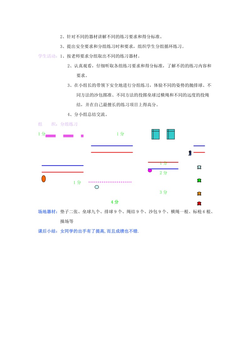 2019-2020年五年级体育上册 第二十九课投掷教案.doc_第3页