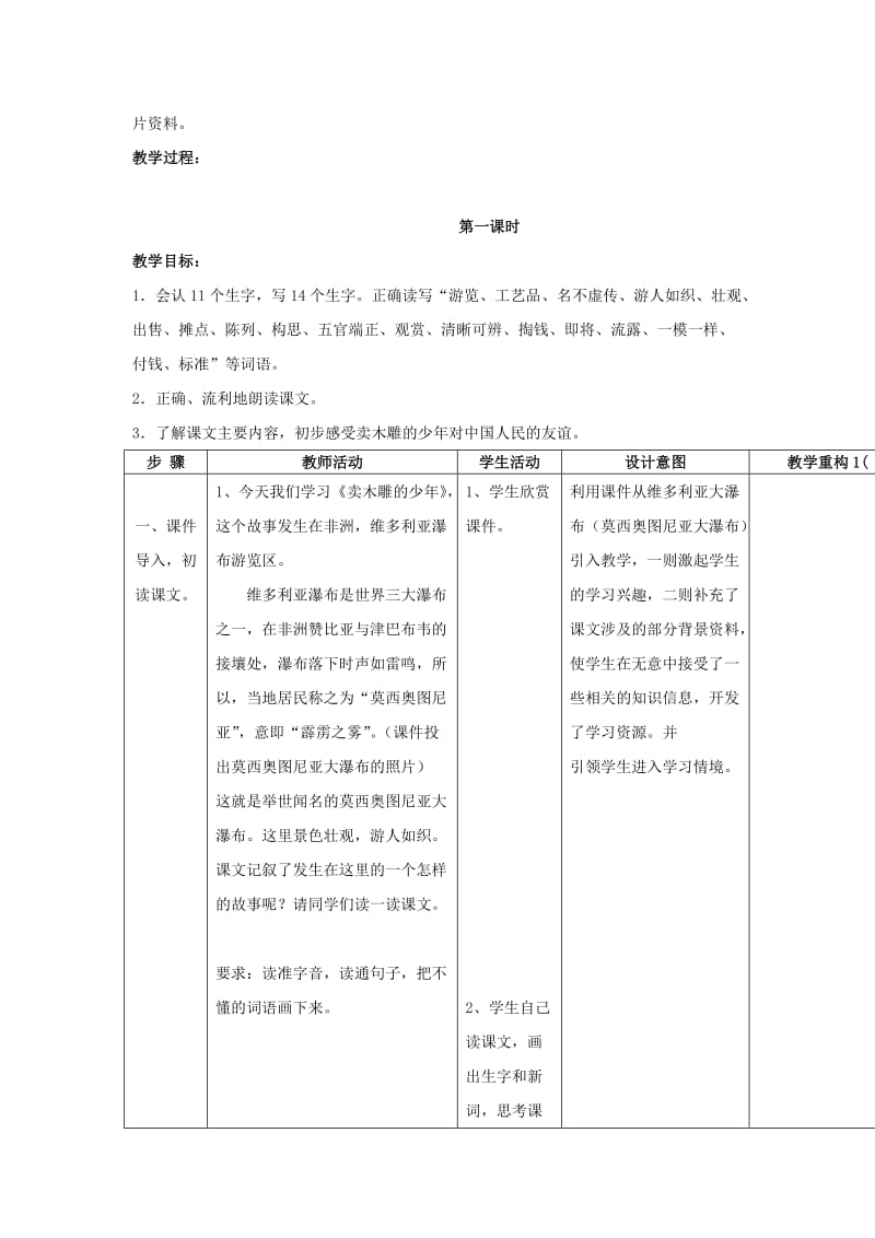 2019-2020年三年级语文下册 卖木雕的少年教案1 人教新课标版.doc_第2页