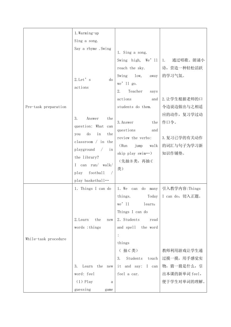 2019-2020年三年级英语下册 Unit 3(1)教案 新世纪版.doc_第2页