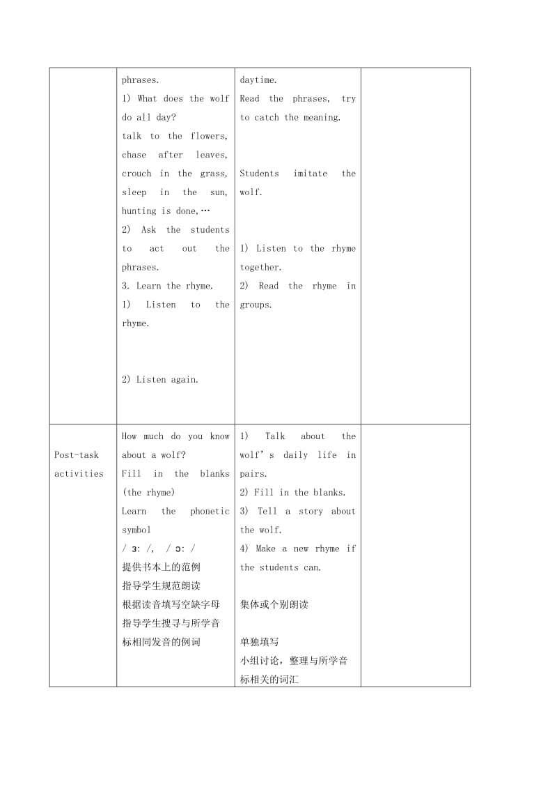 2019-2020年五年级英语下册 Unit 6 Holidays in Shanghai 第四课时教案 新世纪版.doc_第2页