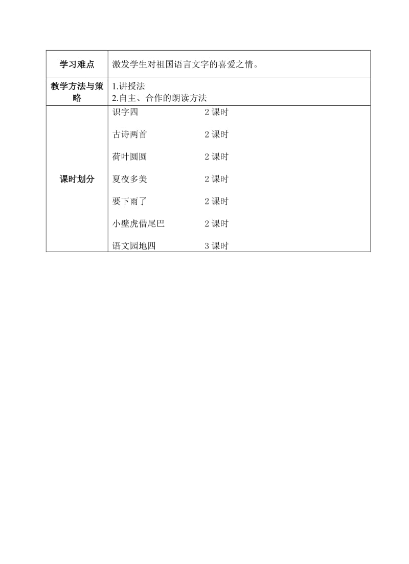 2019年一年级下册语文第四单元导学案.doc_第2页