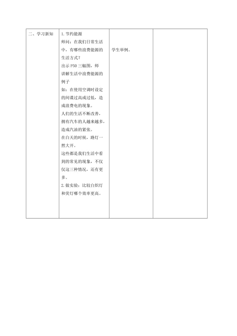 2019-2020年六年级科学下册 节约能源与开发新能源3教案 苏教版.doc_第2页