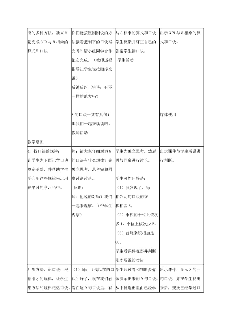 2019-2020年二年级数学上册 8的乘法口诀教案 北京版.doc_第3页