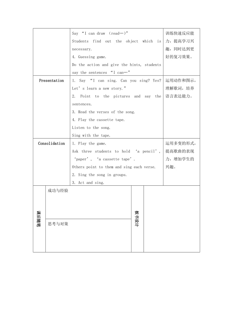 2019年一年级英语上册 Unit 3 My abilities（Period 3）教案 沪教牛津版.doc_第3页