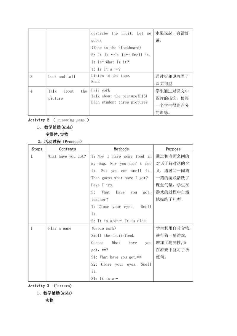 2019-2020年四年级英语下册 Module1 Unit4 第二课教案 沪教牛津版.doc_第2页