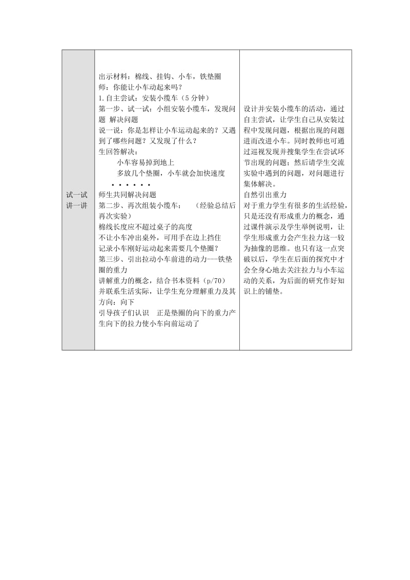 2019-2020年五年级科学上册《我们的小缆车》教案设计 教科版.doc_第3页