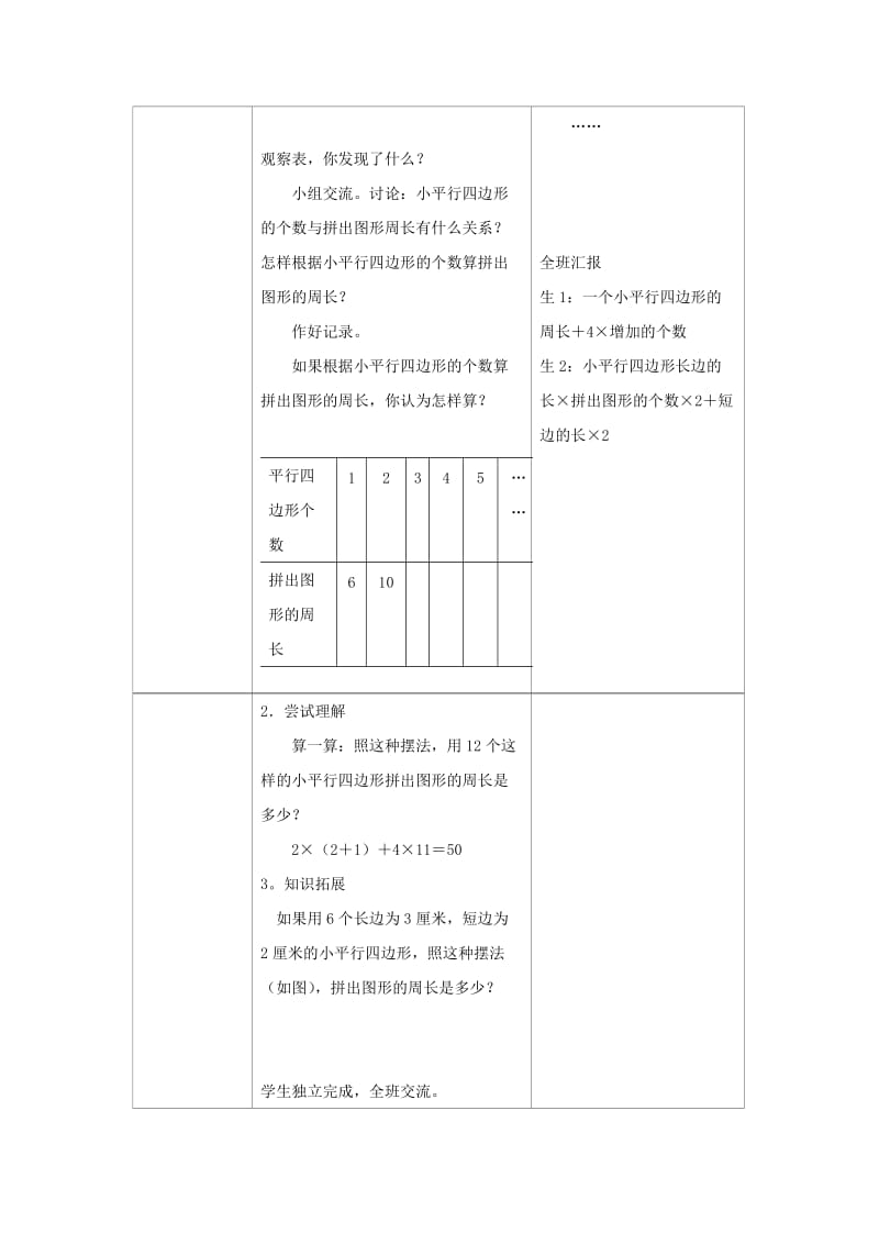 2019年(春)四年级数学下册 6.3《探索规律》教案6 （新版）西师大版.doc_第2页