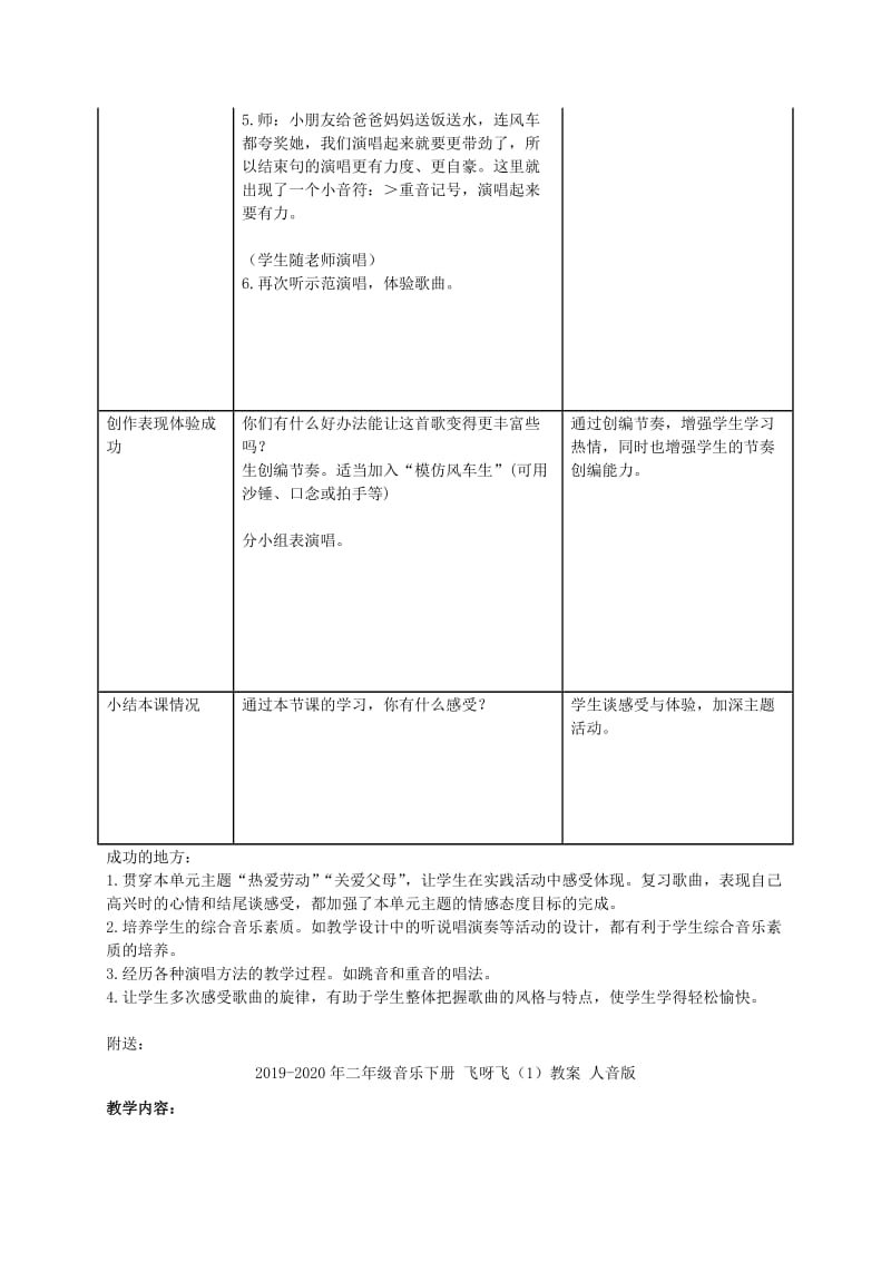 2019-2020年二年级音乐下册 风车依呀呀1教案 人教新课标版.doc_第2页