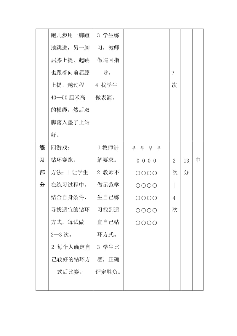 2019-2020年小学体育二年级体育优质课《踏跳》教案设计.doc_第3页