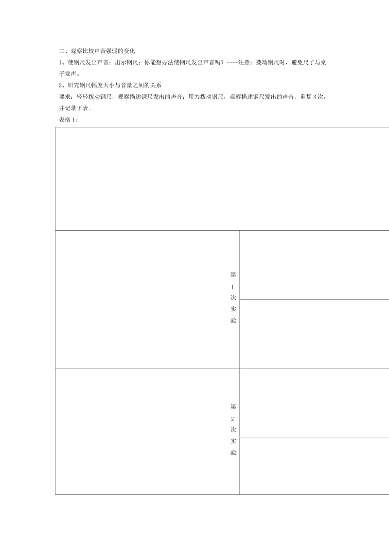 2019-2020年新教科版小学科学四年级上册《声音第一课听听声音》教学设计.doc_第3页