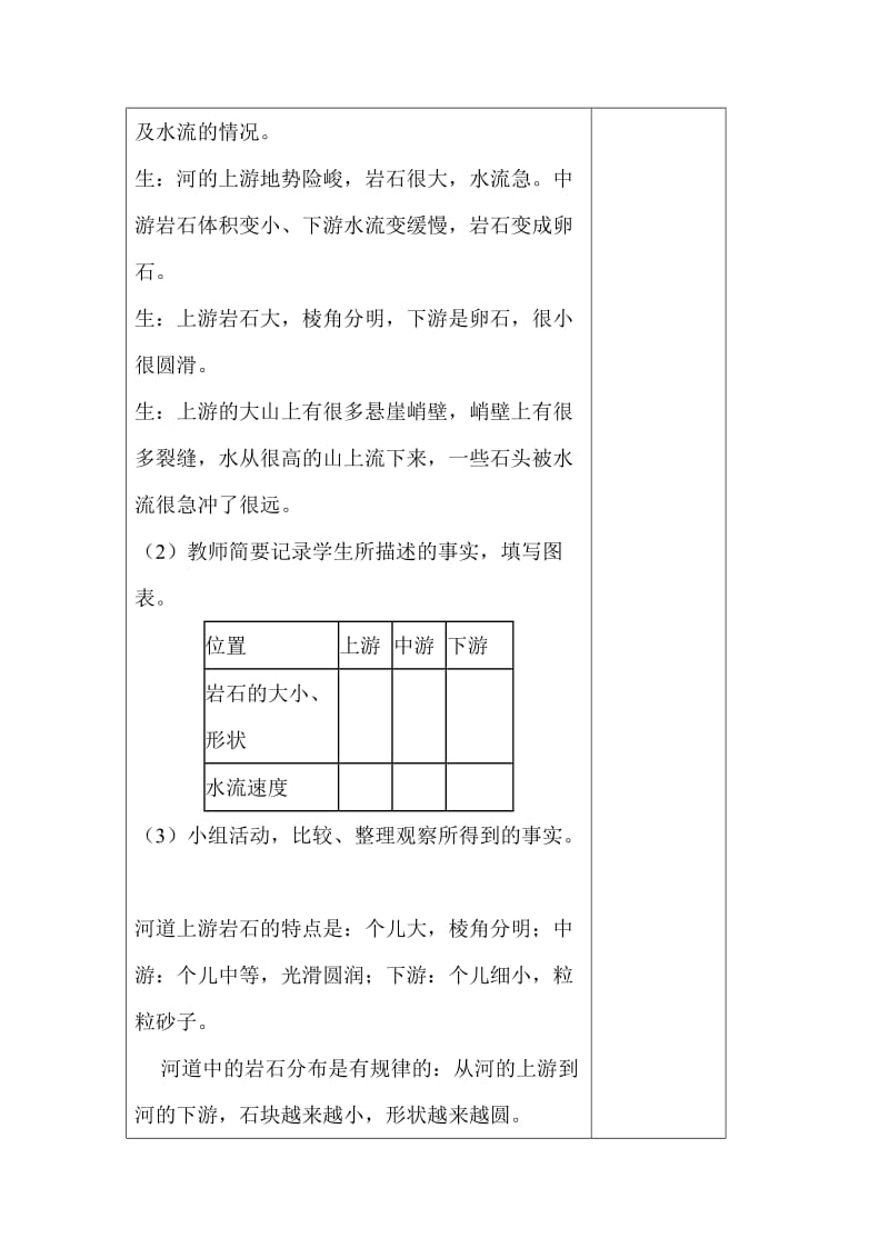 2019-2020年青岛版科学五上《做一块卵石》表格式备课.doc_第2页