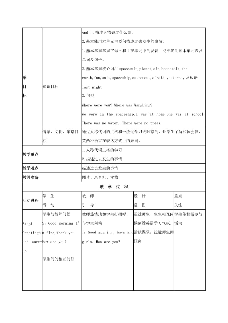 2019-2020年五年级英语上册 unit1(5)教案 牛津版.doc_第2页