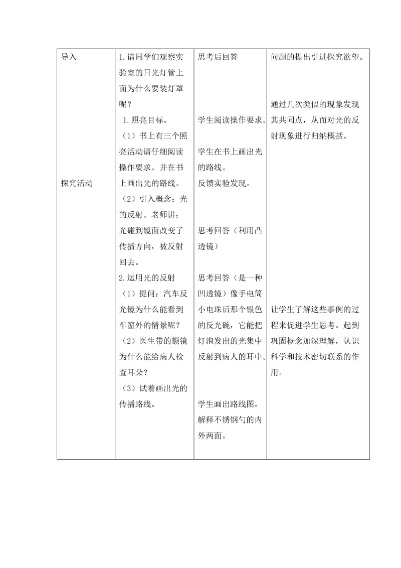 2019-2020年教科版科学五上《光的反射》参考教案2.doc_第2页