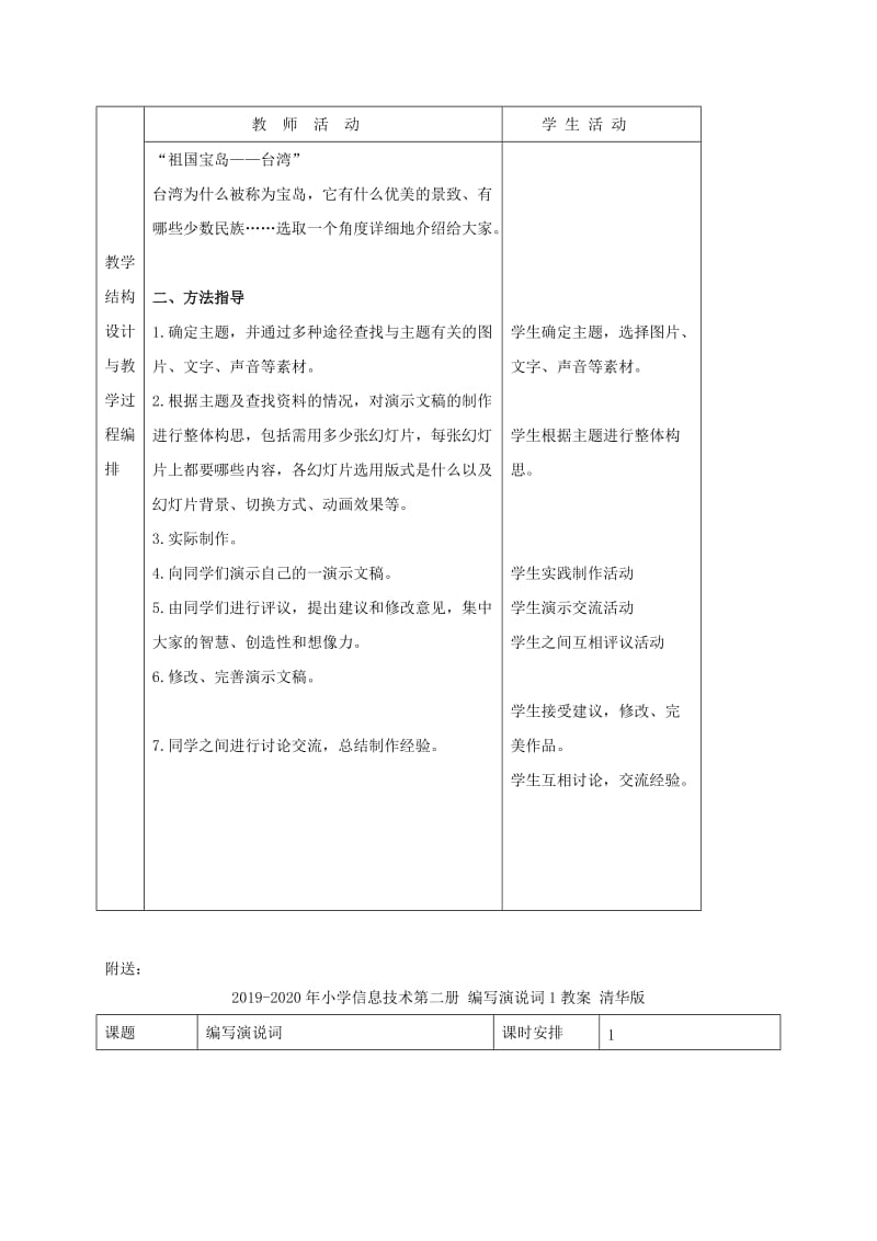 2019-2020年小学信息技术第二册 综合练习教案.doc_第2页