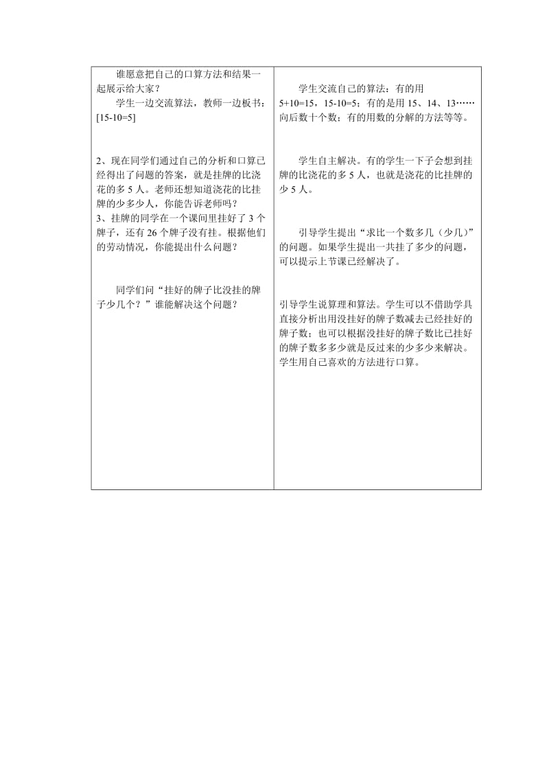 2019-2020年青岛版一年下《绿色行动》word教案之二.doc_第3页