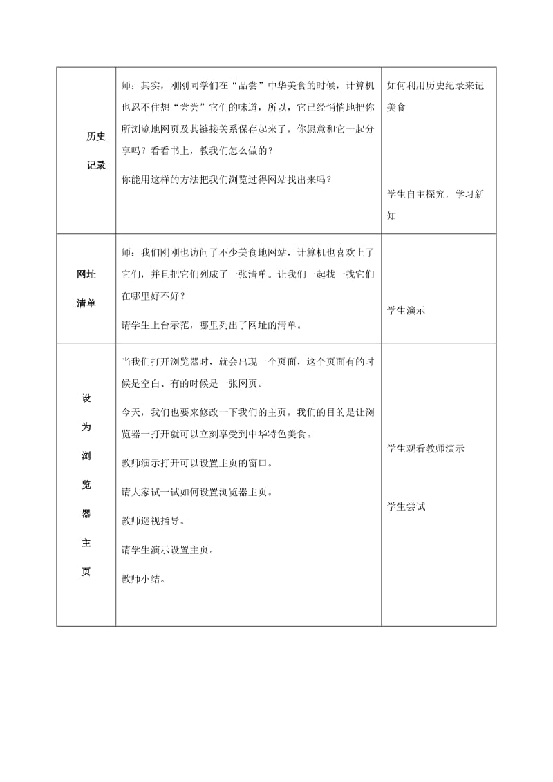 2019-2020年小学信息技术上册 第19课 便捷访问网站教案 苏科版.doc_第3页