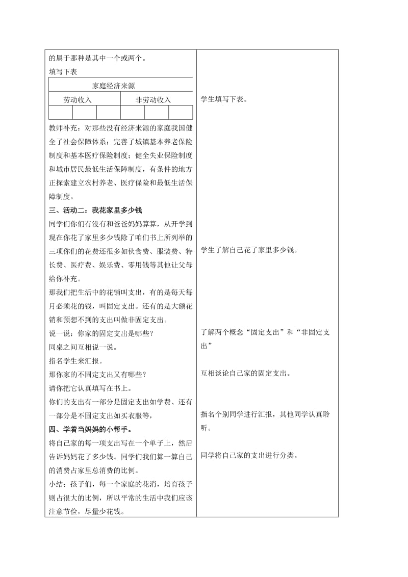 2019-2020年三年级品德与社会下册 不当家不知柴米贵 1教案 鄂教版.doc_第2页