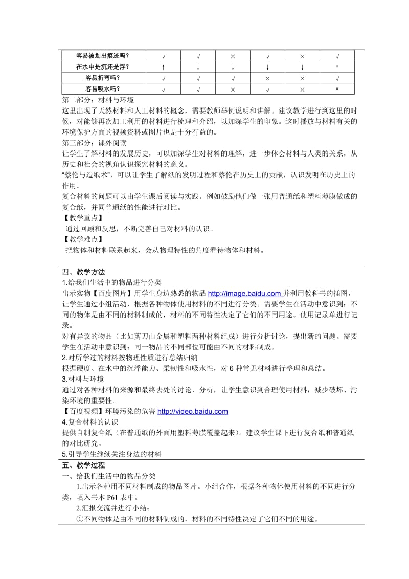 2019-2020年教科版科学三上《给身边的材料分类》教案.doc_第2页