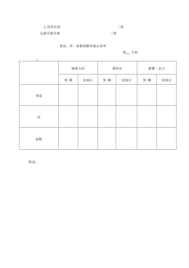 2019年三年级科学下册 水能溶解一些物质教案1 首师大版.doc_第3页