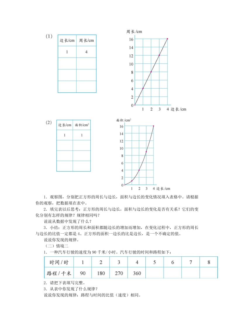 2019春北师大版数学六下4.2《正比例》word教案.doc_第2页