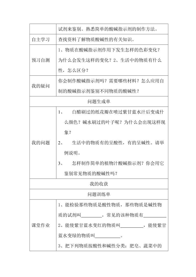 2019年小学六年级科学《变色花》导学单.doc_第2页