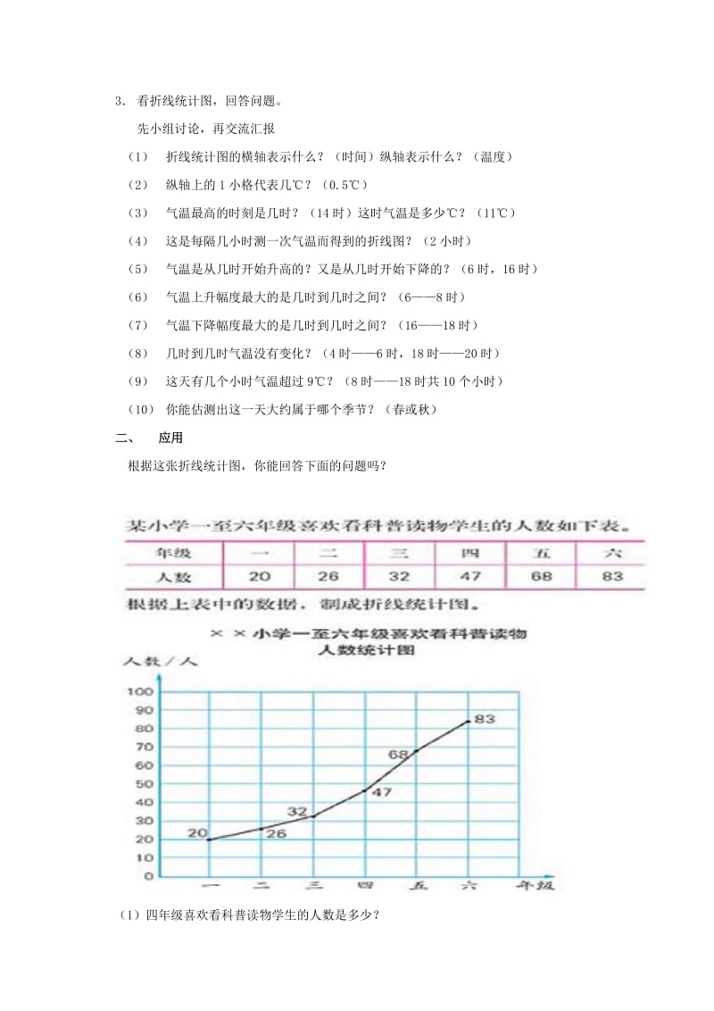 2019春沪教版数学四下3.1《折线统计图的认识》word教案8.doc_第2页