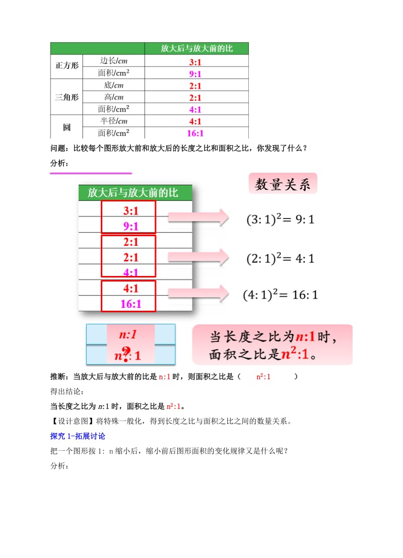 2019年六年级数学下册 4.4 面积的变化教学设计 苏教版.doc_第3页