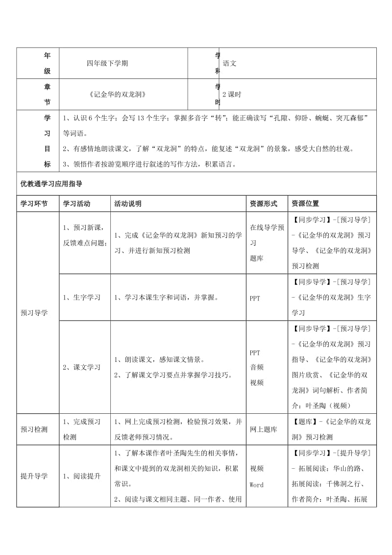 2020年四年级语文下册 3.记金华的双龙洞 拓展阅读 金华的双龙洞简介素材 新人教版.doc_第2页