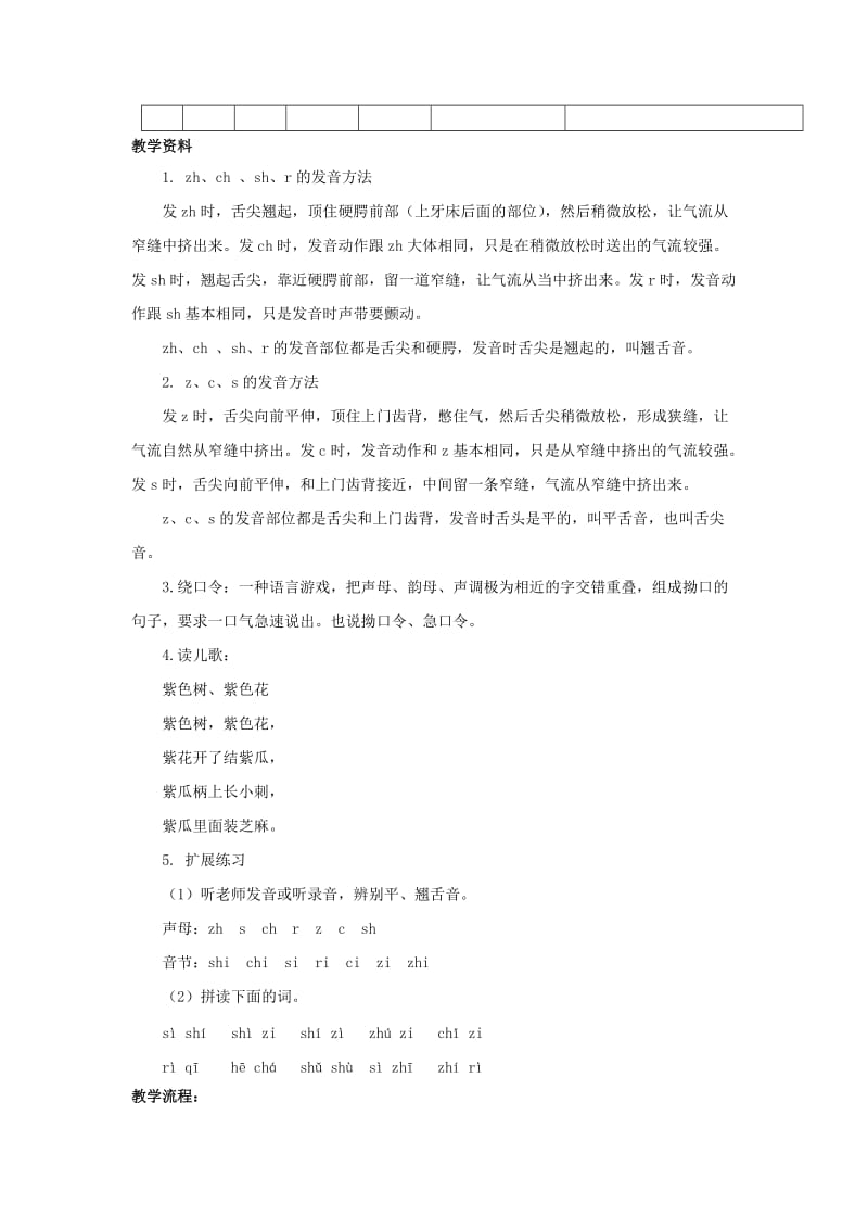 2019秋一年级语文上册第2单元汉字家园一zhchshrzcs教学设计6长春版.doc_第2页