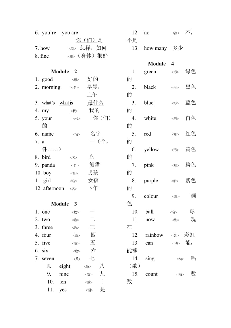 2019年新标准小学四年级上册英语期末测试题及答案.doc_第3页