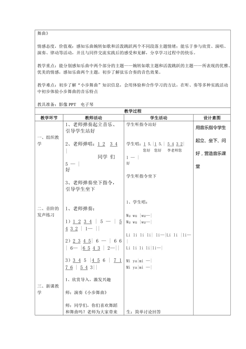 2019秋花城版音乐三上第7课《翠鸟咕咕唱》word教案.doc_第3页