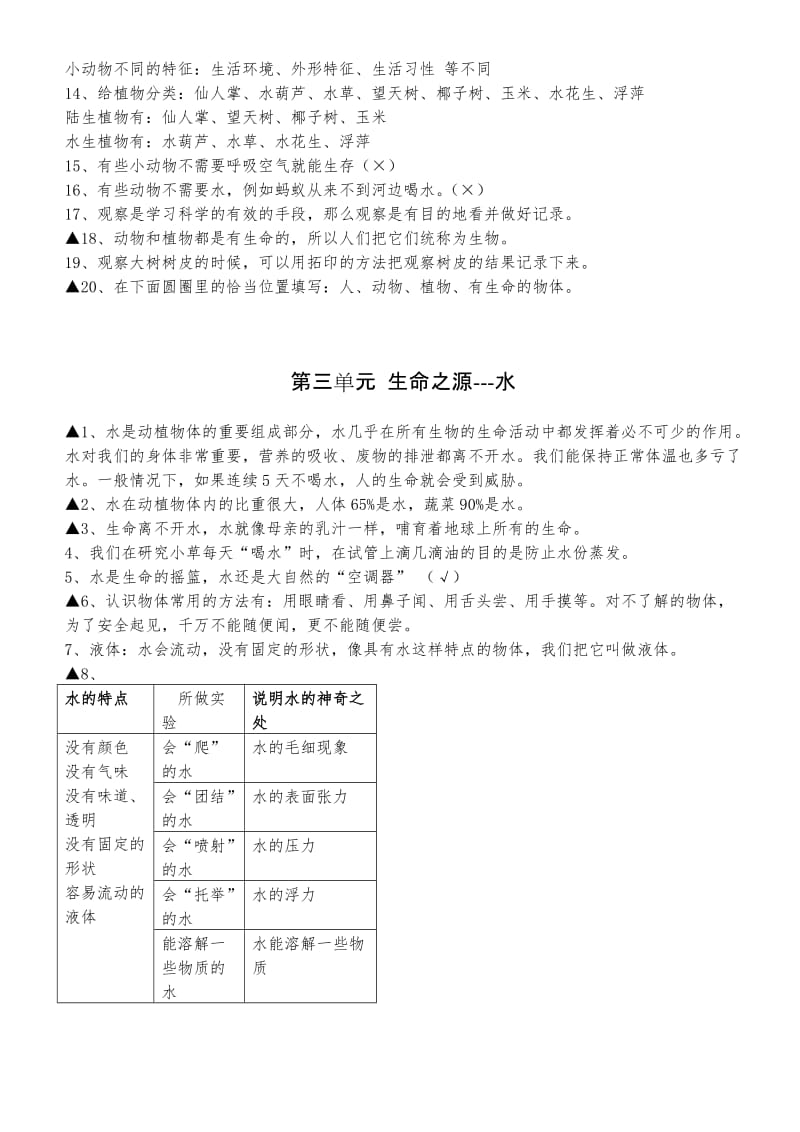 2019年三年级科学复习资料题.doc_第3页