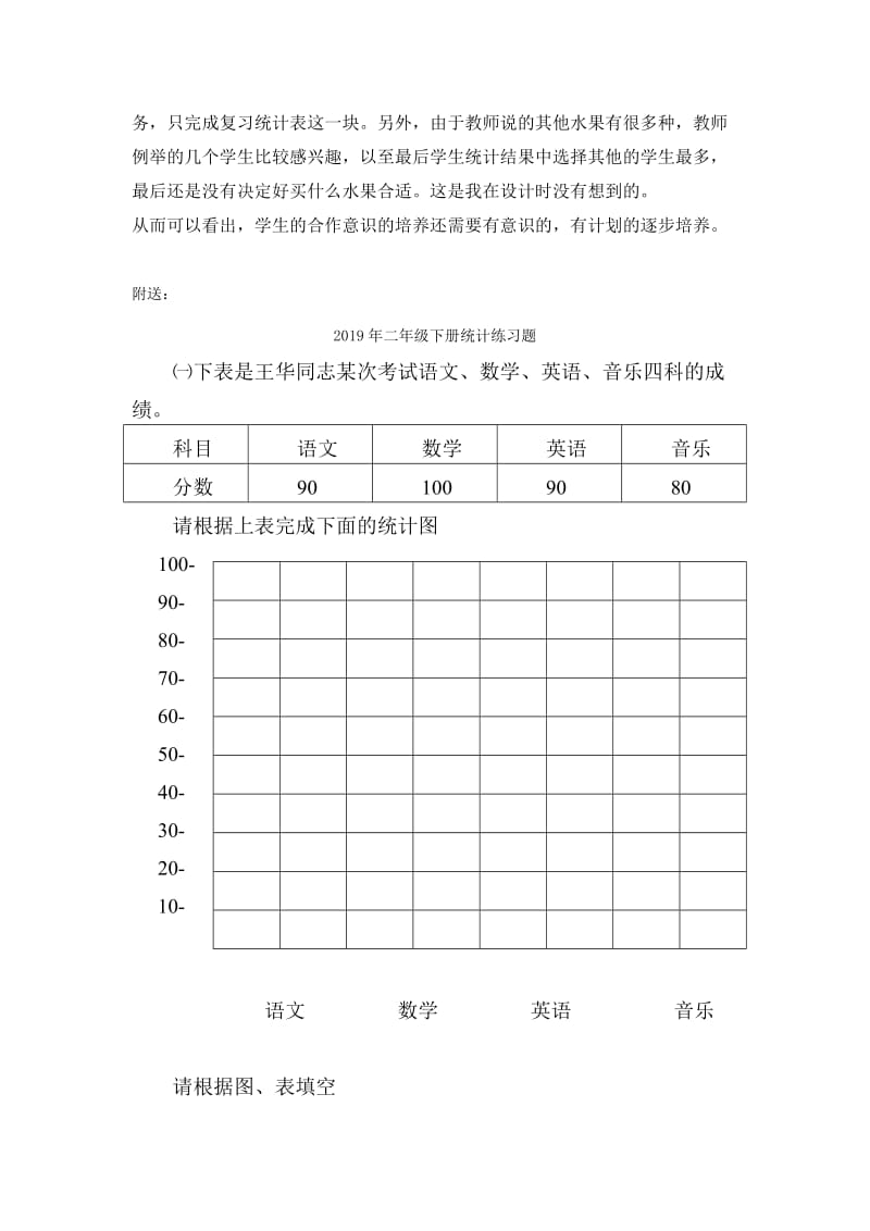 2019年二年级下册统计教学反思-新课标人教版小学二年级.doc_第2页