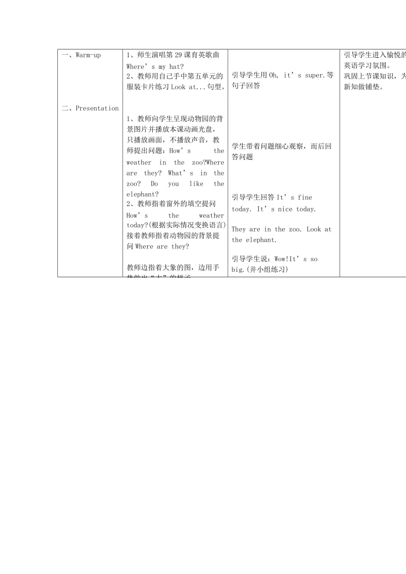 2019年四年级英语上册 Unit 6 I’m tall教案 人教精通版.doc_第2页