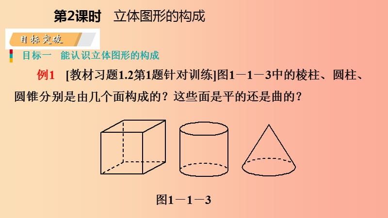 2019年秋七年级数学上册第一章丰富的图形世界1.1生活中的立体图形1.1.2立体图形的构成导学北师大版.ppt_第3页