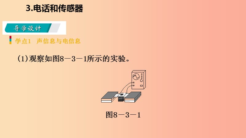 2019年九年级物理上册 第八章 3 电话和传感器课件（新版）教科版.ppt_第2页