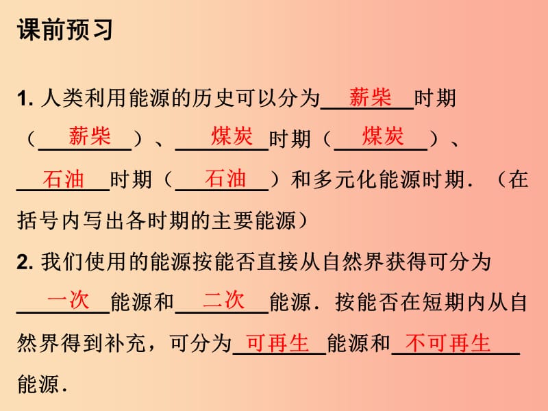 2019年九年级物理下册 20 能源与能量守恒定律 第1-2节课件（新版）粤教沪版.ppt_第2页