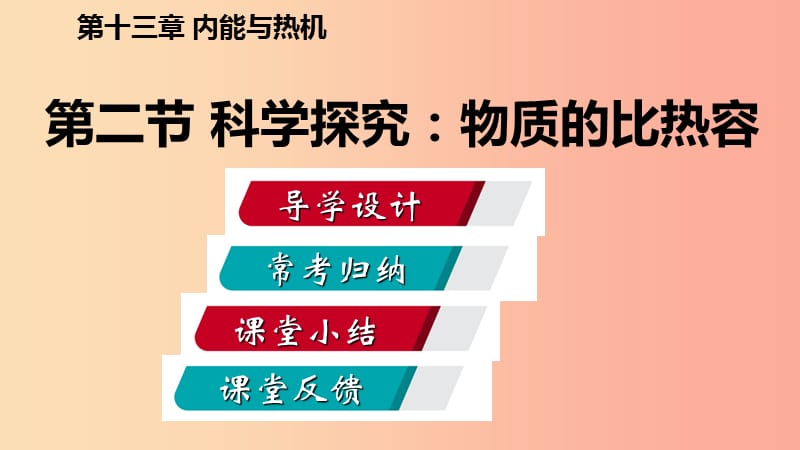 2019年九年级物理全册第十三章第二节科学探究：物质的比热容课件新版沪科版.ppt_第2页