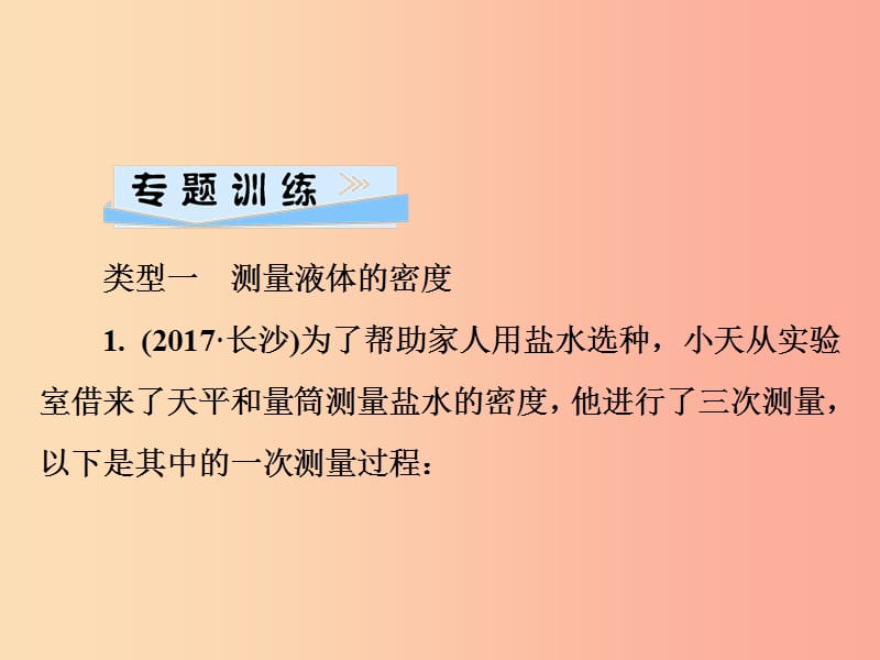 2019年八年级物理全册 第五章 质量与密度 微专题7 密度的测量课件（新版）沪科版.ppt_第3页