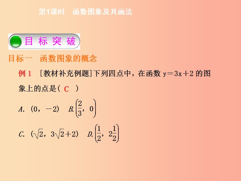 2019年春八年级数学下册第十九章一次函数19.1.2函数的图象第1课时函数图象及其画法导学课件 新人教版.ppt_第3页