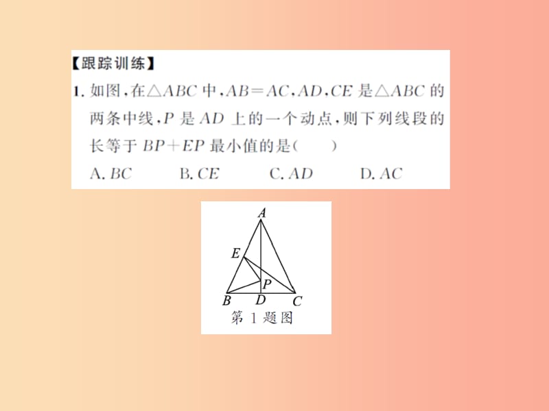 2019届中考数学总复习 第五章 四边形 方法技巧（三）求最短路径课件.ppt_第3页