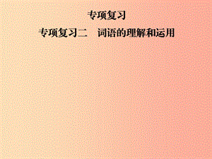 2019年七年級(jí)語(yǔ)文上冊(cè) 專項(xiàng)復(fù)習(xí)二 詞語(yǔ)的理解和運(yùn)用課件 新人教版.ppt