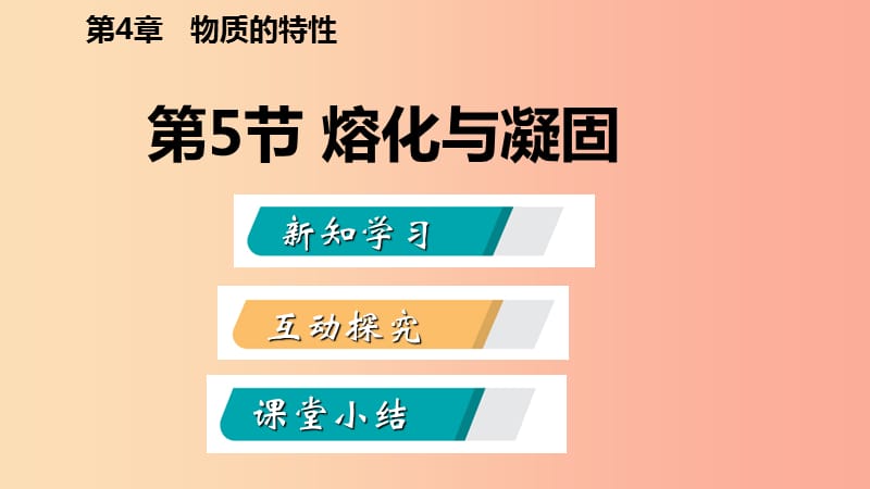 2019年秋七年级科学上册 第4章 物质的特性 4.5 熔化与凝固导学课件（新版）浙教版.ppt_第2页