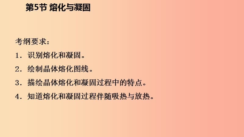 2019年秋七年级科学上册 第4章 物质的特性 4.5 熔化与凝固导学课件（新版）浙教版.ppt_第3页