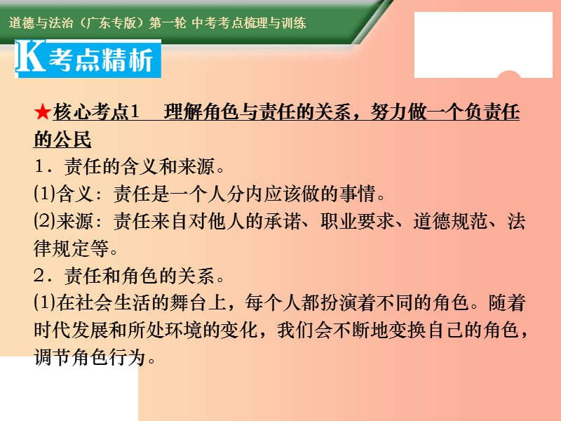 2019中考道德与法治第一轮复习 核心考点梳理与训练 第一部分 健康心理 第5课时 承担责任 走向未来课件.ppt_第3页